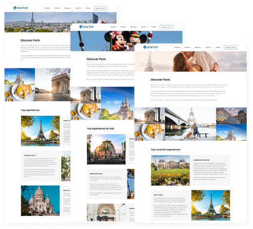 personalize-02 Discover Your Next Destination Content